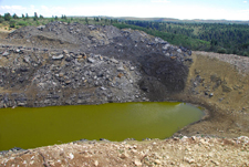 Tar sands mining on the Tavaputs Plateau, Grand County, Utah.